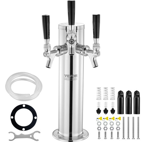 Vevor triple taps draft beer - triple,